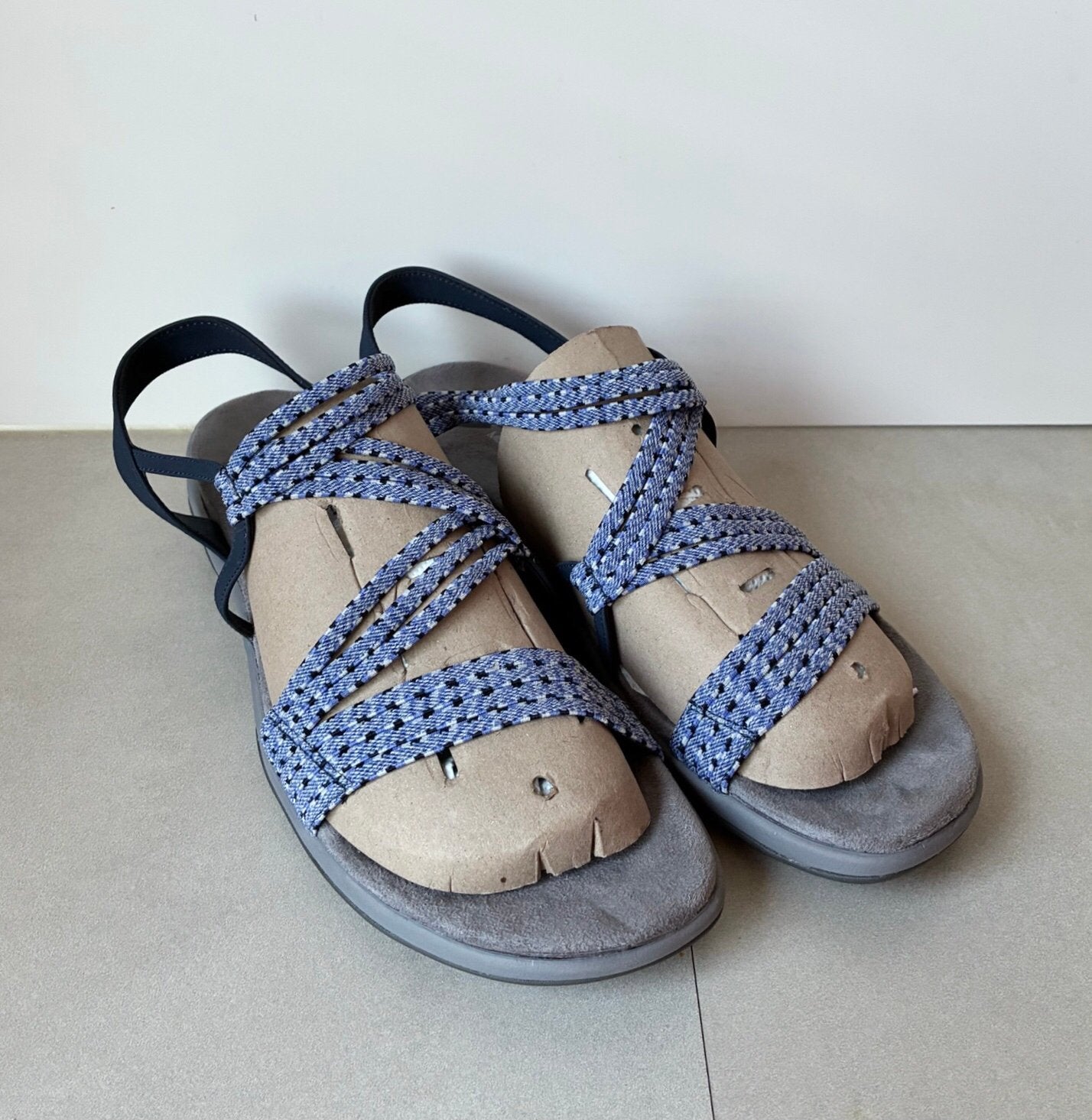 SKECHERS SANDAAL MT: US 11/ EU 41 NIEUW, Nieuw, Sandalen of Muiltjes, Verzenden, Blauw