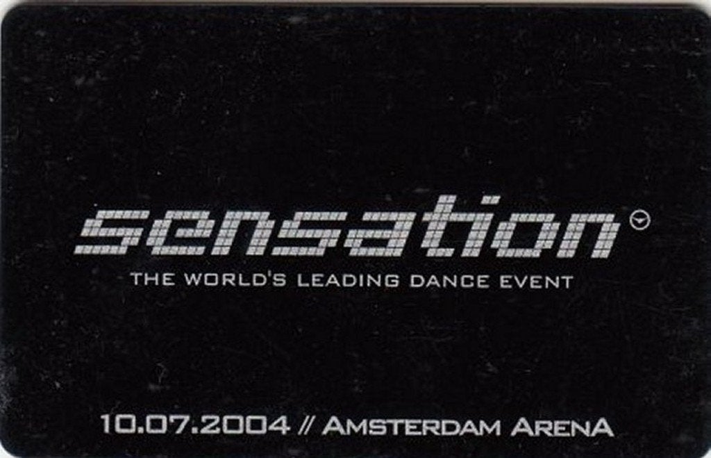 ArenA kaart A062 VIP kaart Sensation 2004 (schaars), Ophalen of Verzenden, Nederland