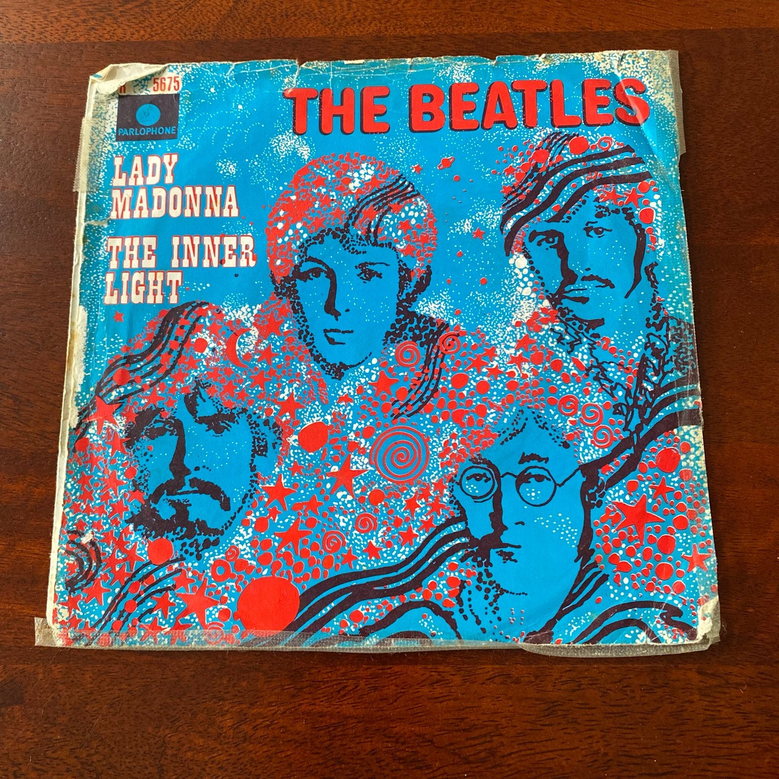 The Beatles - Lady Madonna / The Inner Light (7” Single), Cd's en Dvd's, Vinyl Singles, Originele persing, Ophalen of Verzenden