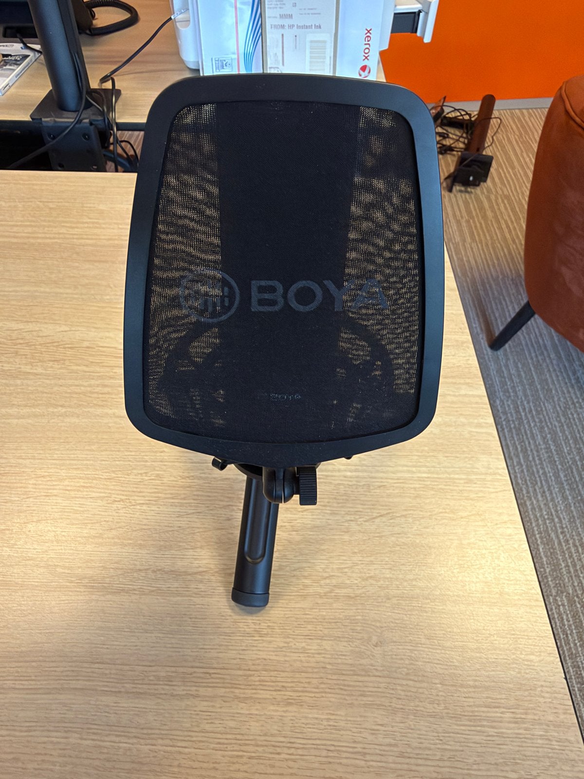 BOYA BY-M1000 Studio Condensator Microfoon, Muziek en Instrumenten, Microfoons, Ophalen, Zo goed als nieuw, Studiomicrofoon