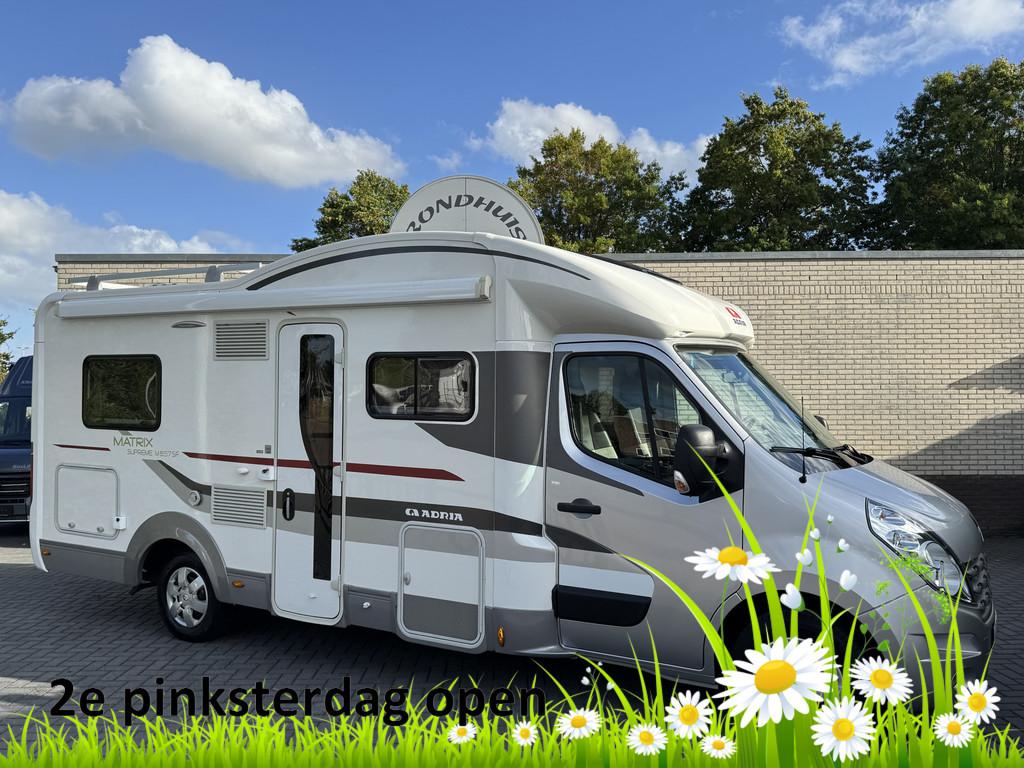 Adria Matrix Supreme M 657SF 150 pk Euro5 Renault Master *Ui, Caravans en Kamperen, Ringverwarming, 6 tot 7 meter, Bedrijf, Adria