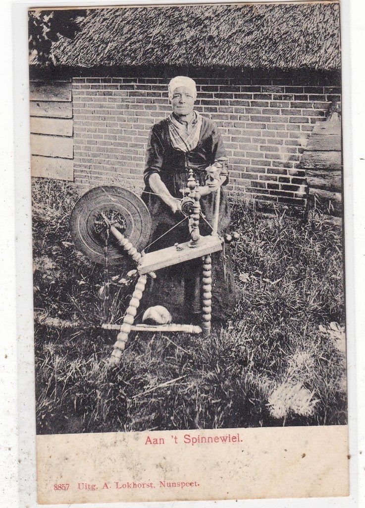 Nunspeet-Aan  Spinnewiel 1917, Ophalen of Verzenden, Voor 1920, Gelopen, Gelderland