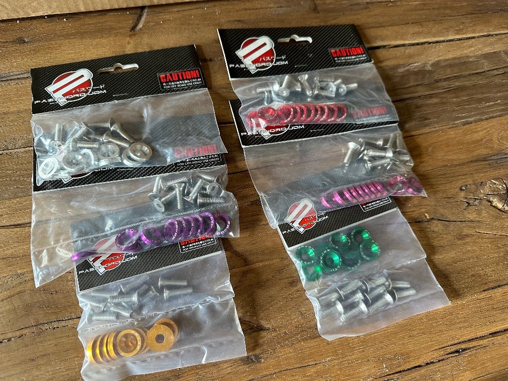 Password JDM - Fender washers diverse kleuren, Ophalen of Verzenden