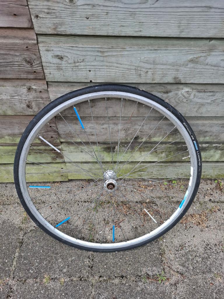Rigida racefiets voorwiel aluminium wielrenfiets wiel, Ophalen, Gebruikt, Overige typen