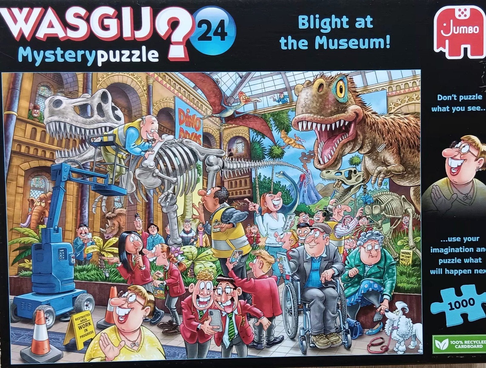 Wasgij puzzel 1000 stukjes. Mystery 24, Ophalen of Verzenden, 500 t/m 1500 stukjes, Zo goed als nieuw