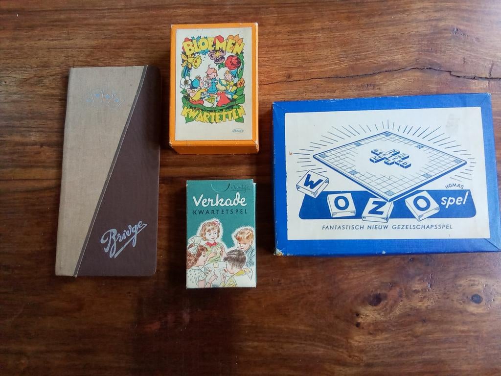 Retro Vintage spelen, Ophalen of Verzenden, Gebruikt, Kwartet(ten)