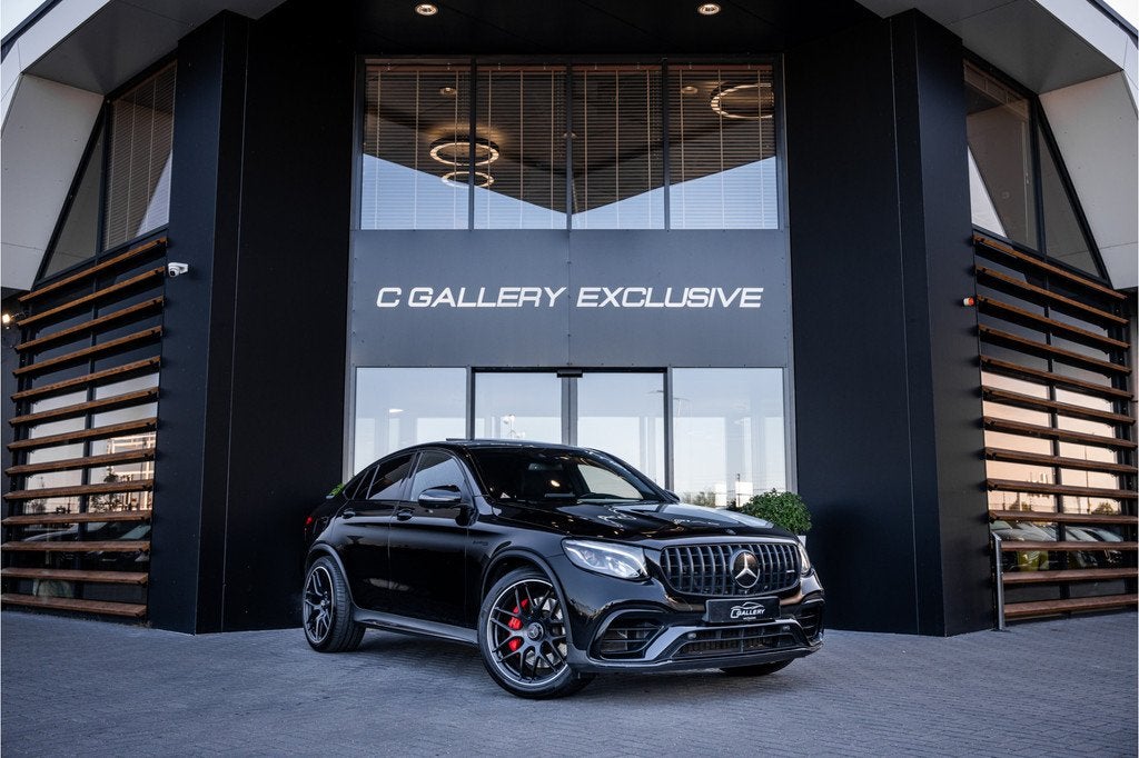 Mercedes-Benz GLC Coupé AMG GLC63 S 4MATIC+ - Panorama | Bu, Auto's, Mercedes-Benz, Automaat, Gebruikt, 510 pk, Zwart