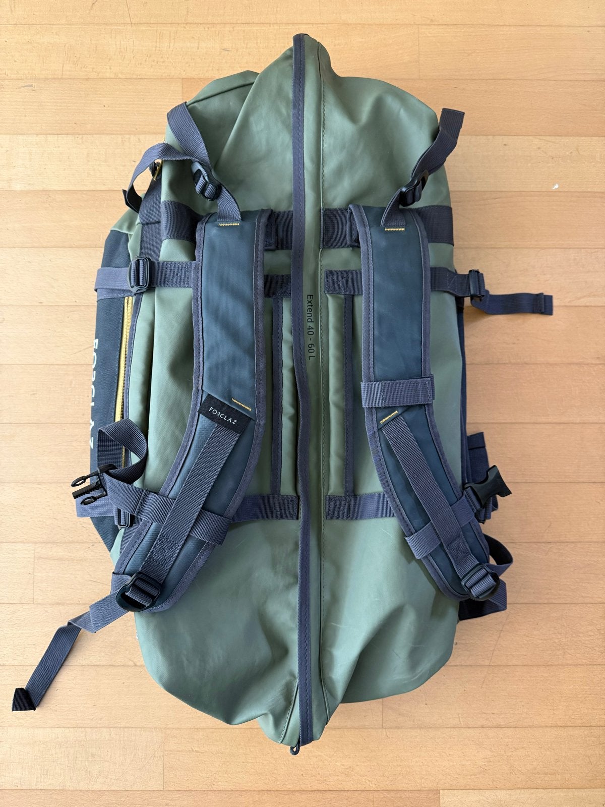 Forclaz Extend 40-60L Reistas/Rugzak, 40 tot 60 cm, 20 tot 30 cm, Ophalen of Verzenden, Zo goed als nieuw