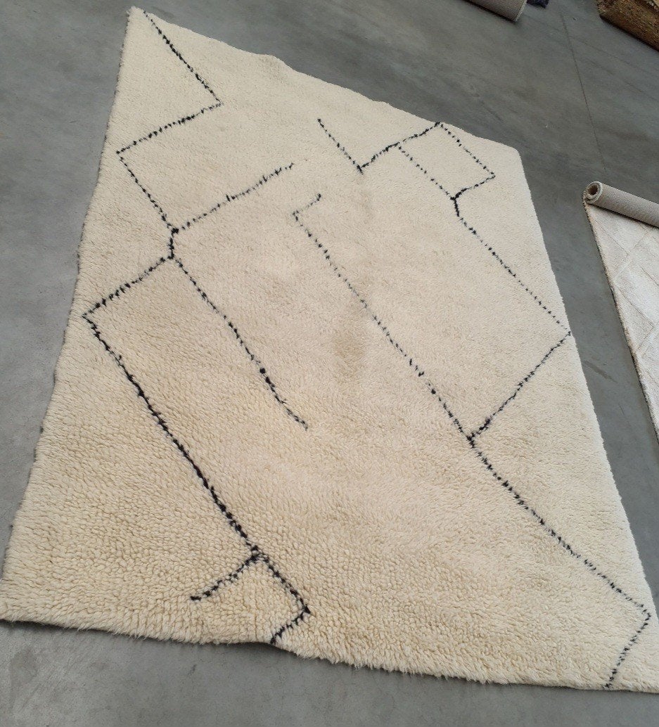 ZARA Home wollen berber kleed 150x200 cm, Ophalen, Gebruikt, 150 tot 200 cm, 200 cm of meer