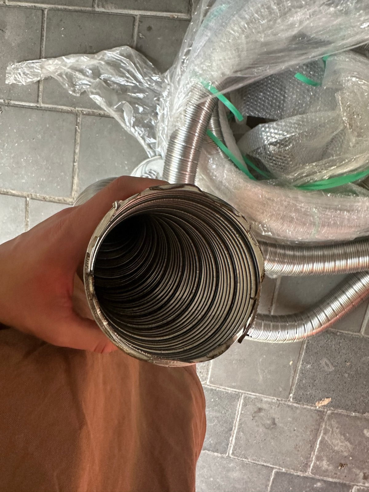 Afzuigbuis / Ventilatieslang - Diameter 8 cm, Ophalen, Nieuw