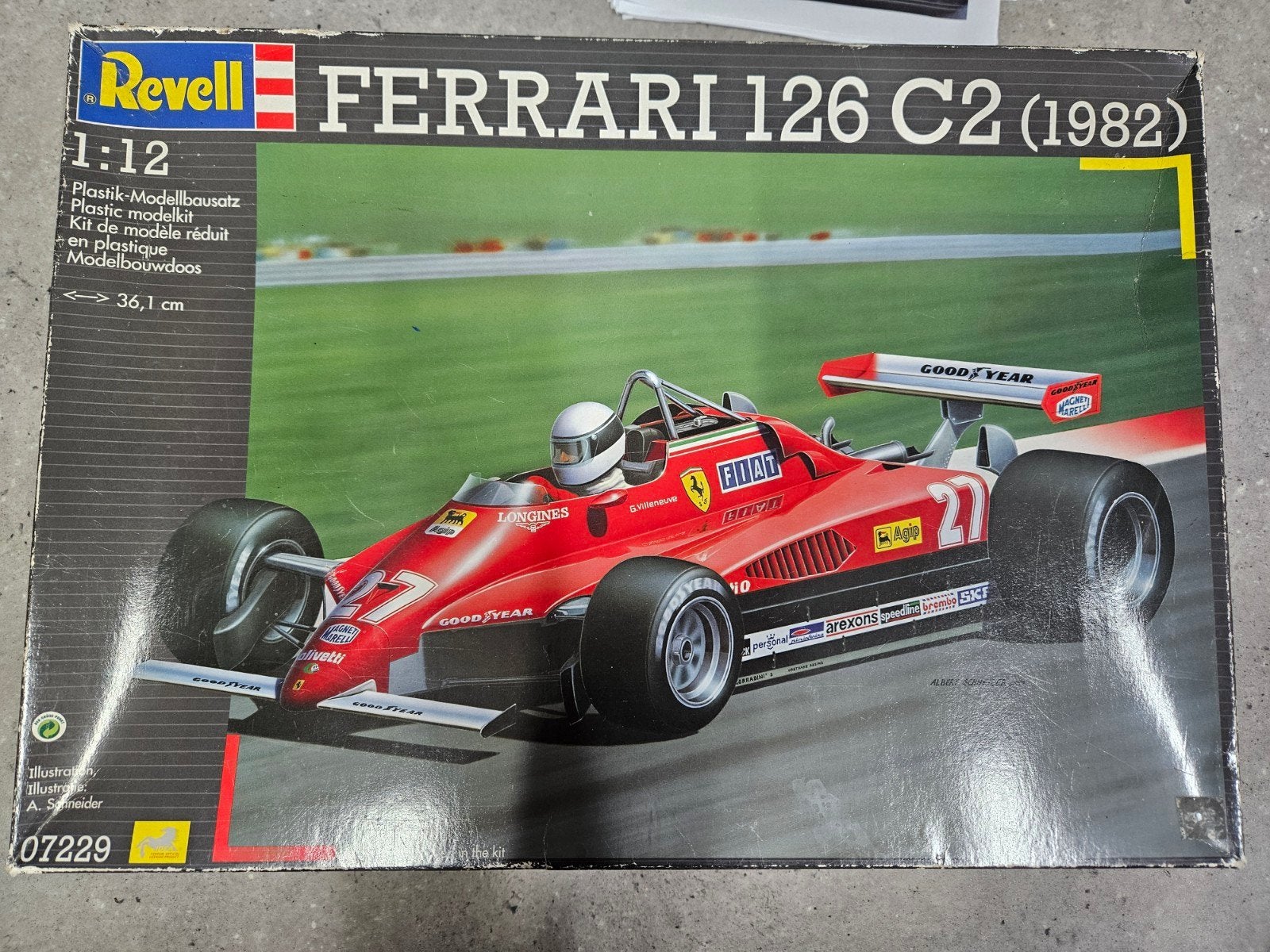 Revell Ferrari 126 C2 (1982) Restauratie Project 1:12, Ophalen of Verzenden, Groter dan 1:32, Auto, Revell