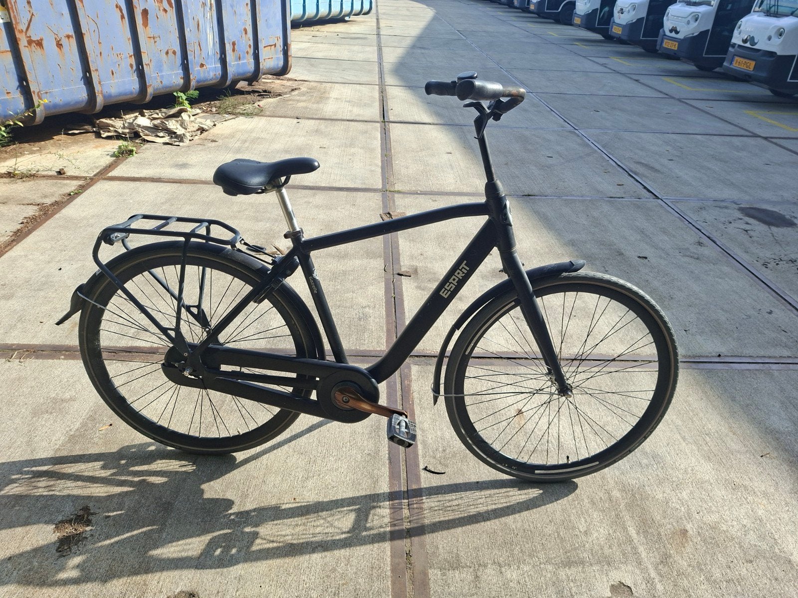 Gazelle Esprit – Lichtgewicht stadsfiets (matzwart), Terugtraprem, Versnellingen, Zo goed als nieuw, Gazelle