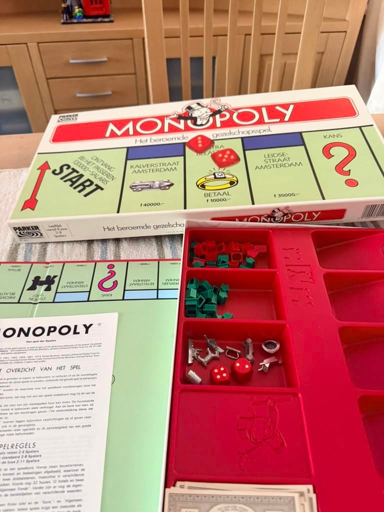 Monopoly oude uitvoering als nieuw, Ophalen of Verzenden, Zo goed als nieuw