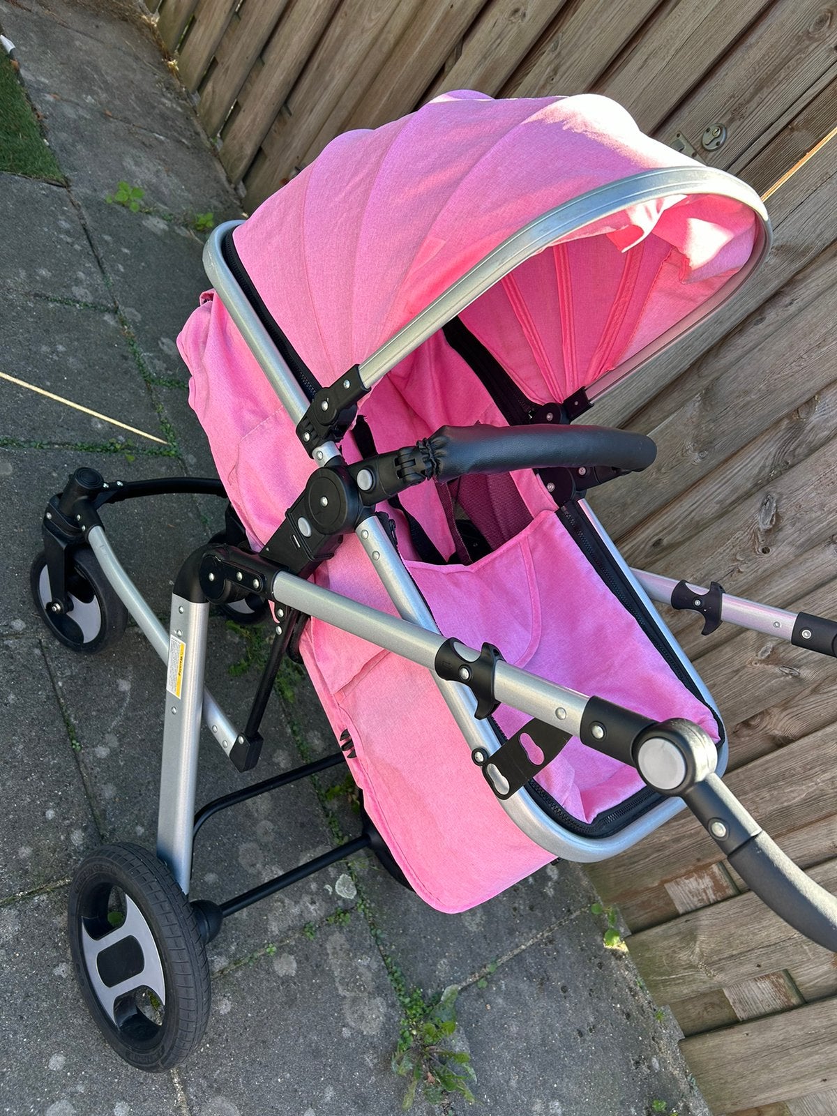Kinderwagen roze, Ophalen, Gebruikt