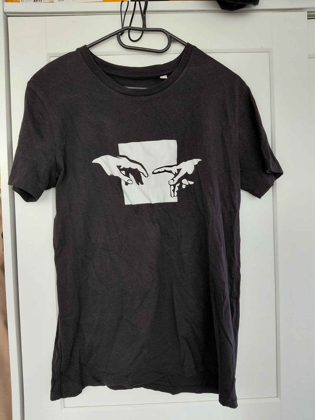 Shirt met print, Kleding | Dames, Maat 38/40 (M), Zwart, Ophalen of Verzenden, Zo goed als nieuw