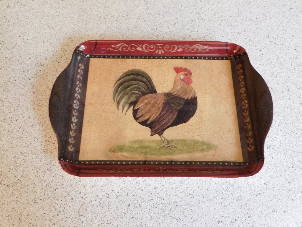 Dienblad Haan Melamine - 21x14 cm, Huis en Inrichting, Kunststof, Ophalen of Verzenden, Zo goed als nieuw, Met afbeelding/tekst