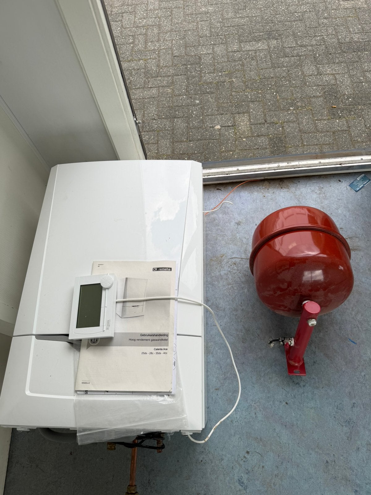 Cv ketel Remeha Calenta Ace, Doe-het-zelf en Verbouw, Verwarming en Radiatoren, Ophalen, 30 tot 80 cm, Cv-ketel of Combi-ketel