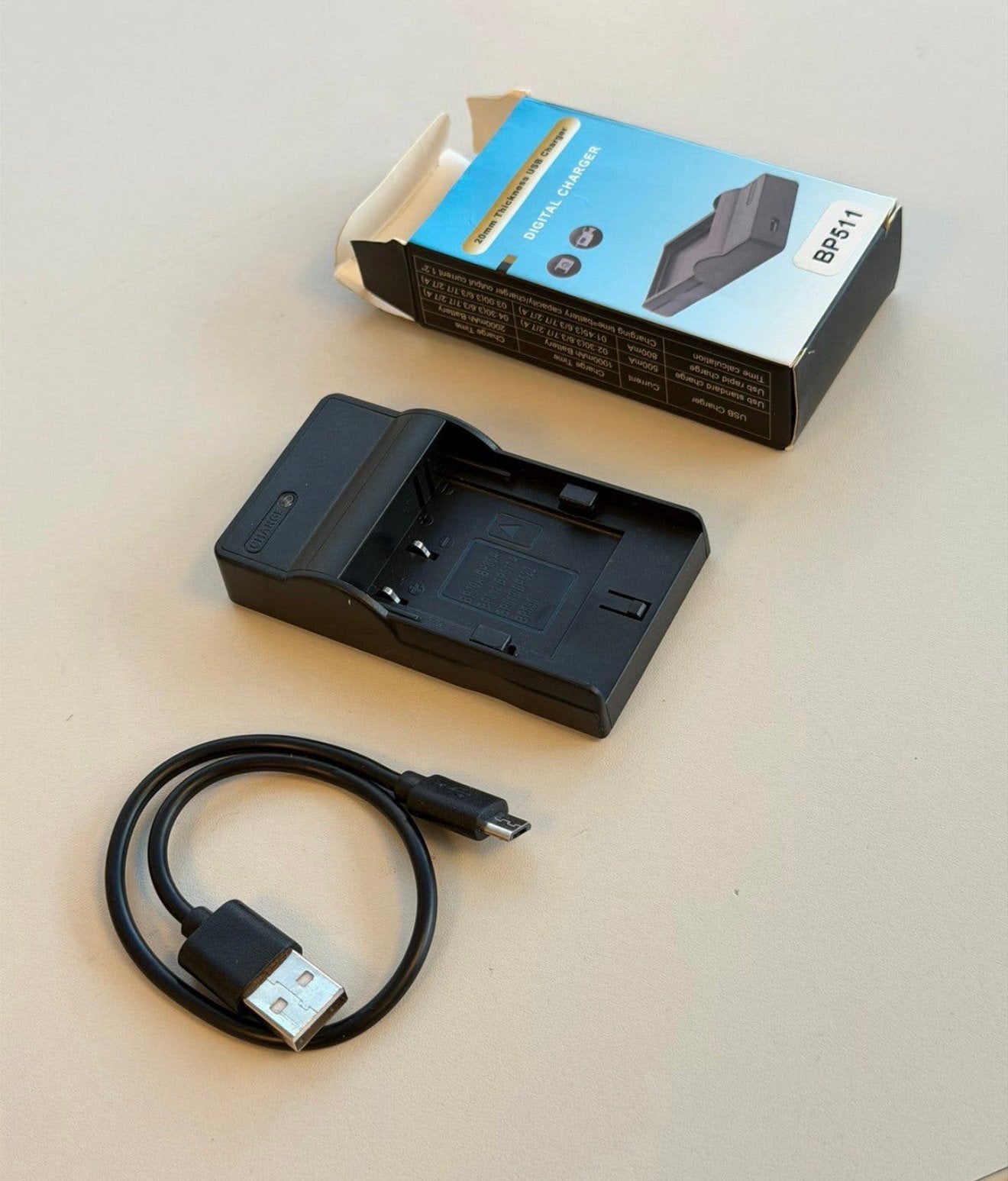 Nieuwe USB Acculader voor Canon BP-511 BP-511A BP-512 BP-535, P, P, P, Nieuw