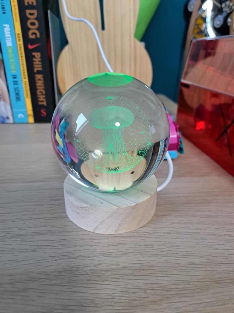 Kwal lamp. Nieuw in doos 3d led lampen, Zee, Nieuw, Ophalen of Verzenden, Minder dan 50 cm