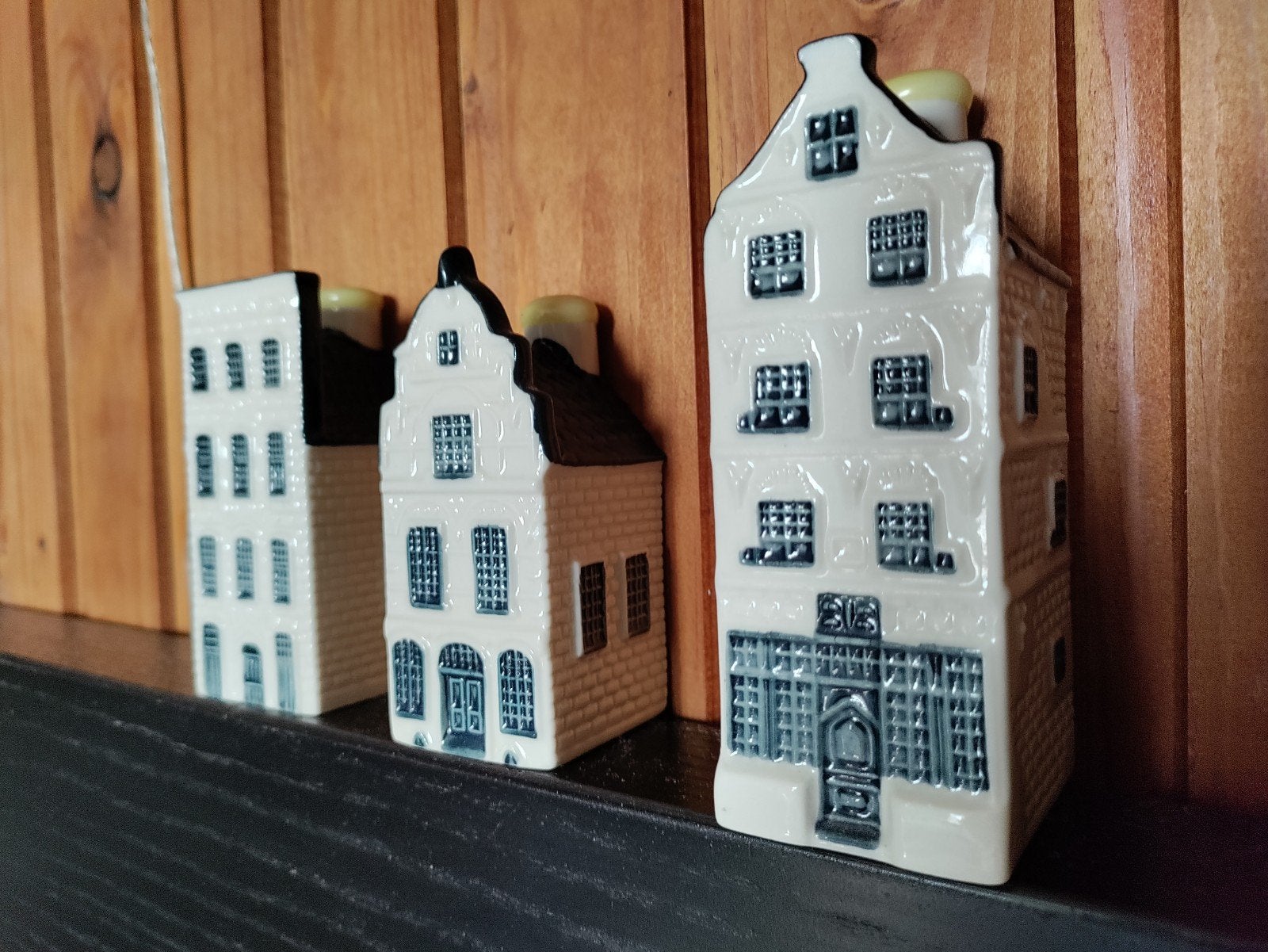 ongebruikt en onbeschadigd drie KLM huisjes, Ophalen of Verzenden, Zo goed als nieuw