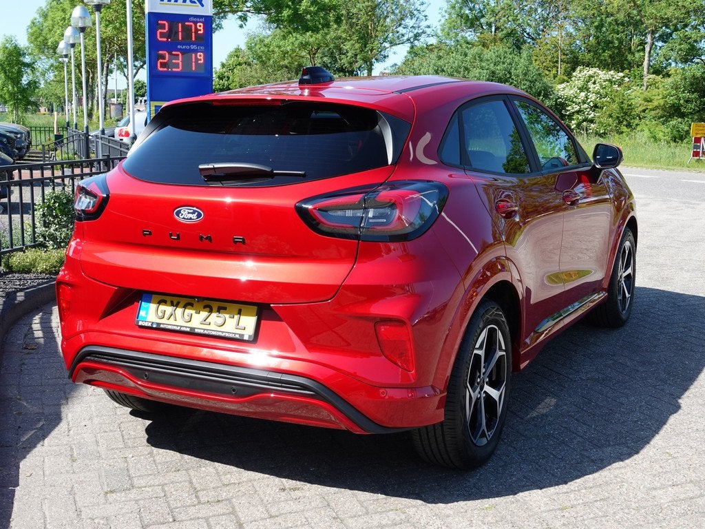Ford Puma 1.0 EcoBoost Hybrid 125PK ST-Line LED | NAVI | ECC, Euro 6, Origineel Nederlands, Hybride Elektrisch/Benzine, 3 cilinders