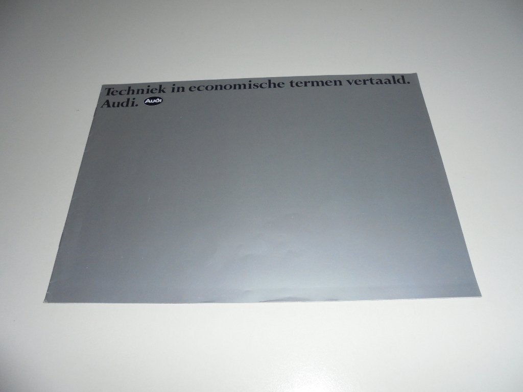 brochure Audi modellenprogramma  1982, Boeken, Ophalen of Verzenden, Zo goed als nieuw, Audi