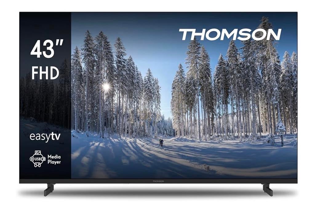 Thomson 43 inch FHD LED TV (Niet-Smart) met Triple Tuner, Ophalen of Verzenden, Zo goed als nieuw