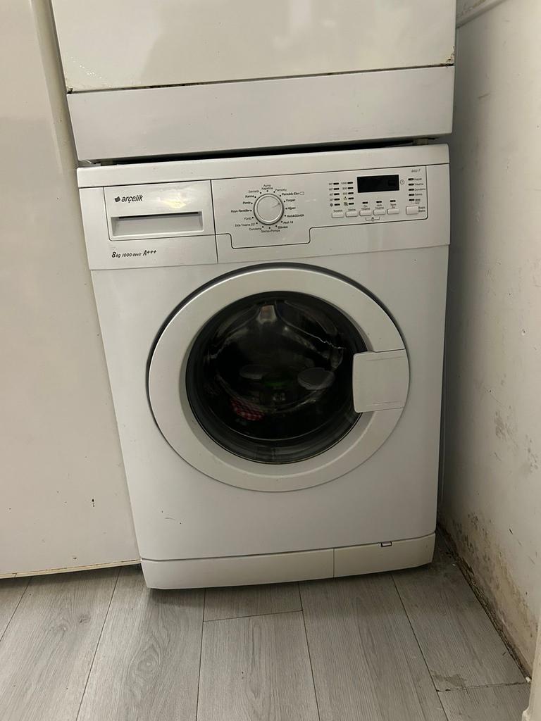 Arçelik Wasmachine 8kg A+++, Ophalen, 8 tot 10 kg, 85 tot 90 cm, Minder dan 1200 toeren