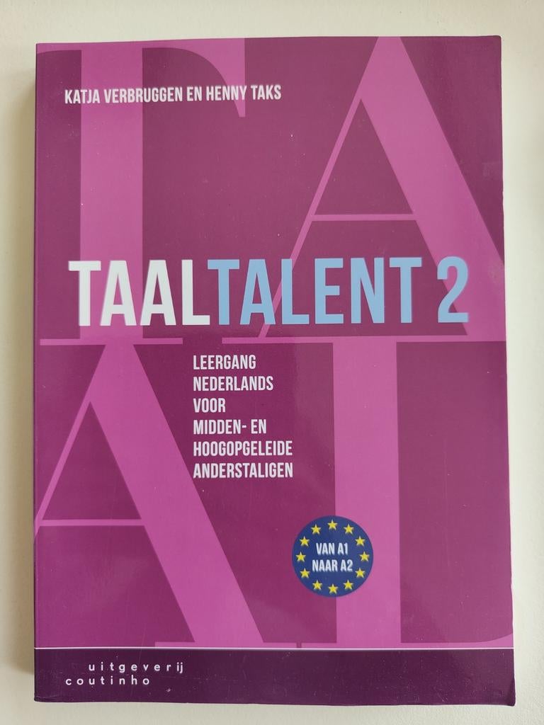 Taaltalent 2 - Nederlands voor anderstaligen, Ophalen of Verzenden, Alpha, Zo goed als nieuw, MBO