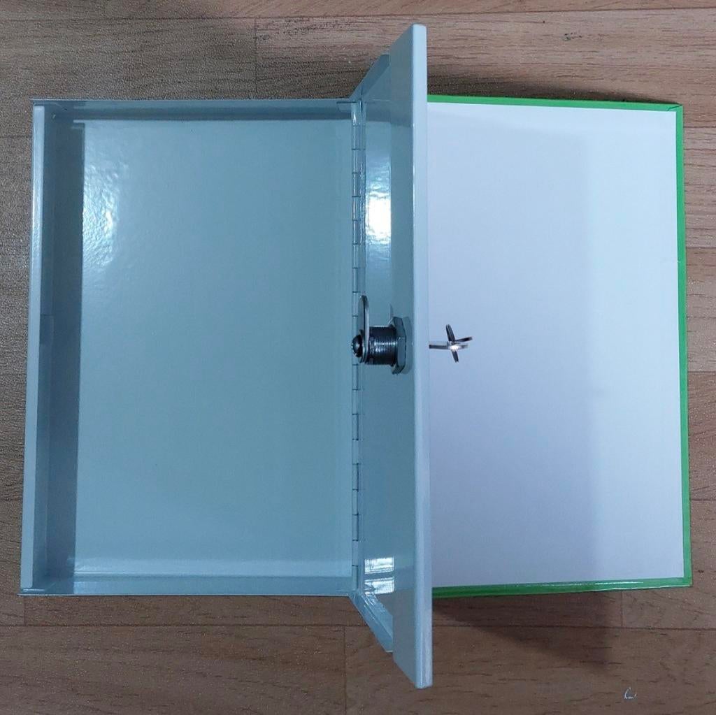 Kluisje (in vorm van boeken)
Afmetingen: 27,5x19,5x5,5cm, Ophalen of Verzenden, Nieuw, Brandkast