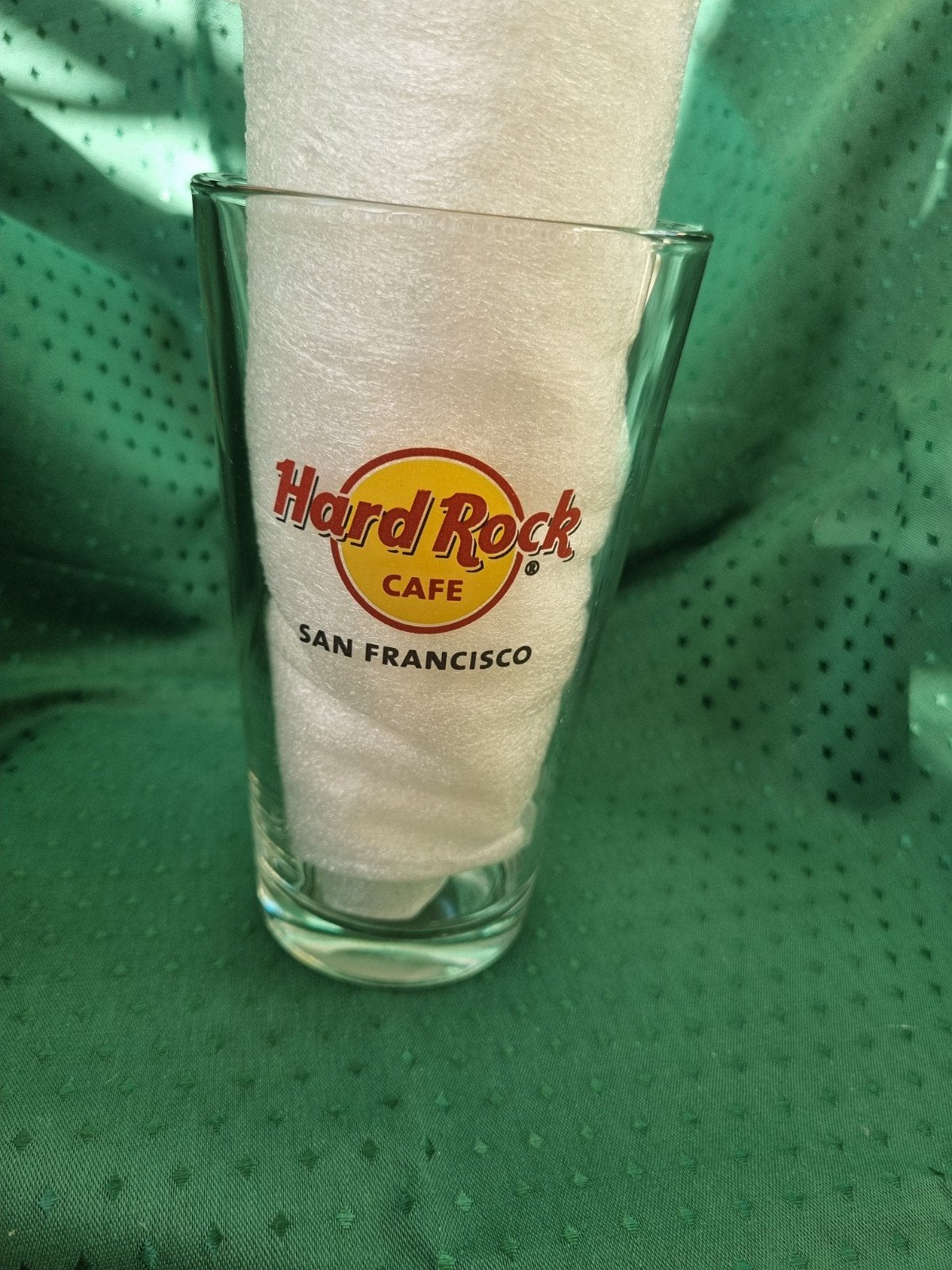 Bierglas Hard Rock cafe San Francisco, Verzamelen, Ophalen of Verzenden, Nieuw, Glas of Glazen, Overige merken