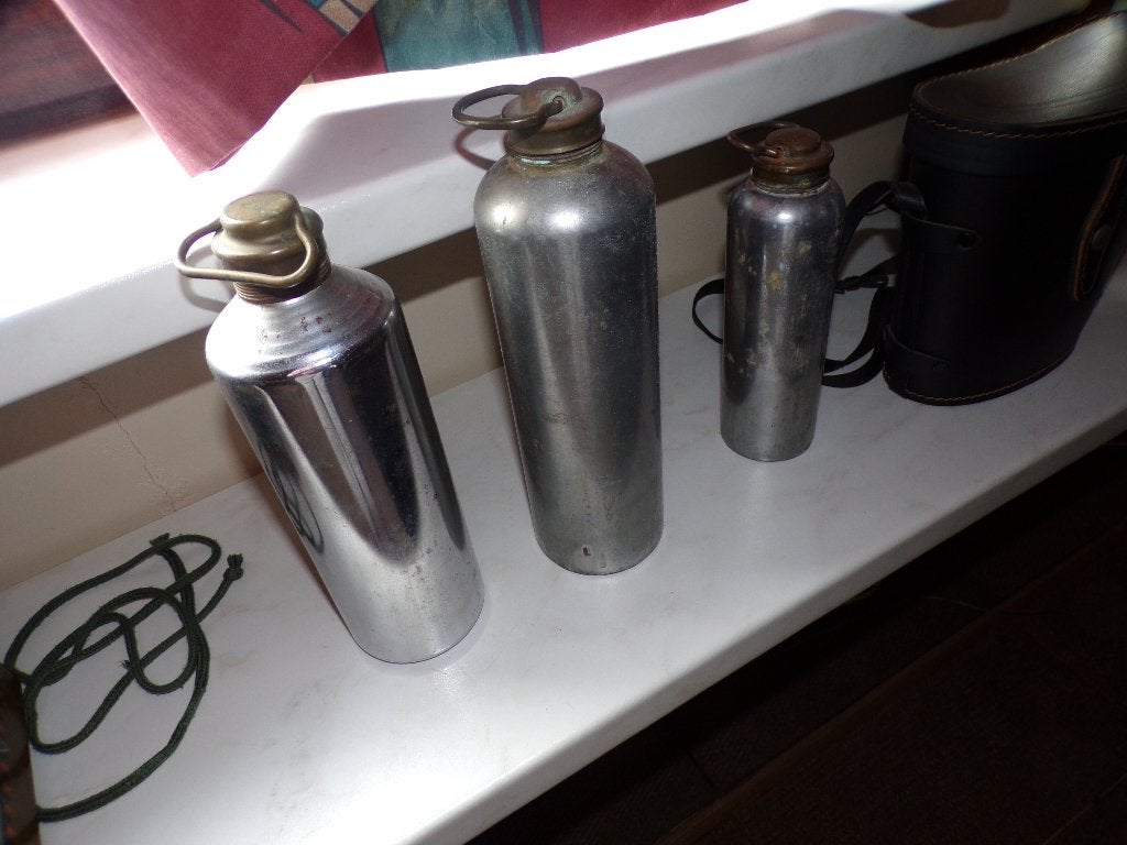 3 vintage warmwater kruiken, Ophalen of Verzenden, Gebruikt