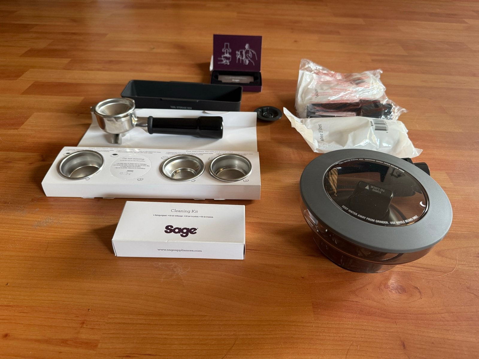 Sage Barista Express onderdelen en accessoires, Witgoed en Apparatuur, Koffiezetapparaten, Ophalen of Verzenden, Nieuw, Espresso apparaat