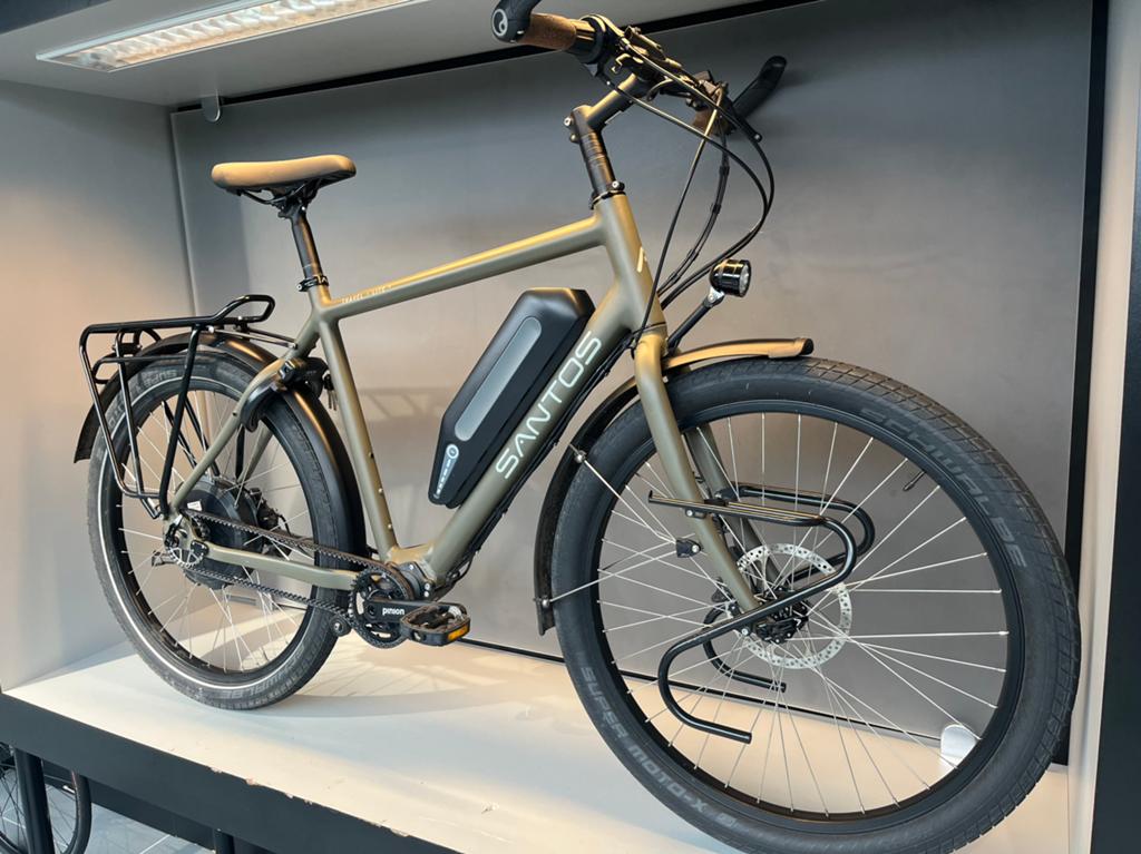 Santos Travel Lite+ 57cm Pinion 12 Neo Drive 620wh, Fietsen en Brommers, Gebruikt, Schillingweg 41 2153PL Nieuw-Vennep, Info@santosbikes.com