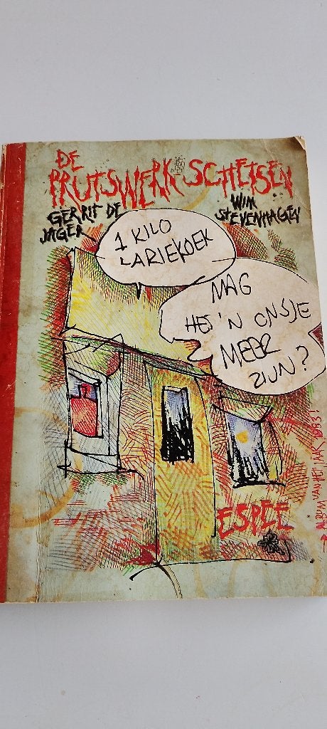 Boek van Espee, de prutswerk - schetsen, Eén stripboek, Ophalen, Zo goed als nieuw