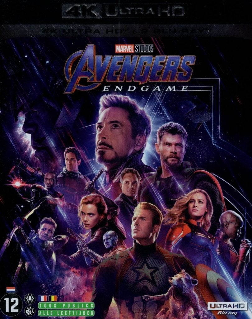 Avengers Endgame - 4K + 2x Bluray - NL uitgave, Engels, Nederlands, Ophalen of Verzenden, Zo goed als nieuw