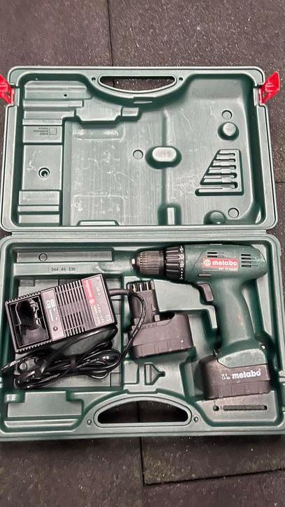Metabo accuboormachine, Ophalen of Verzenden, Zo goed als nieuw, Boor- en Schroefmachine