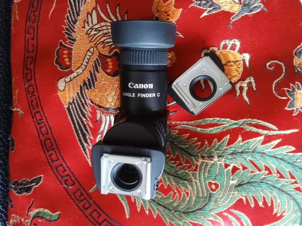 Canon Angle Finder C Hoekzoeker+Adapter in Original Case, Canon, Gebruikt, Ophalen of Verzenden, Canon