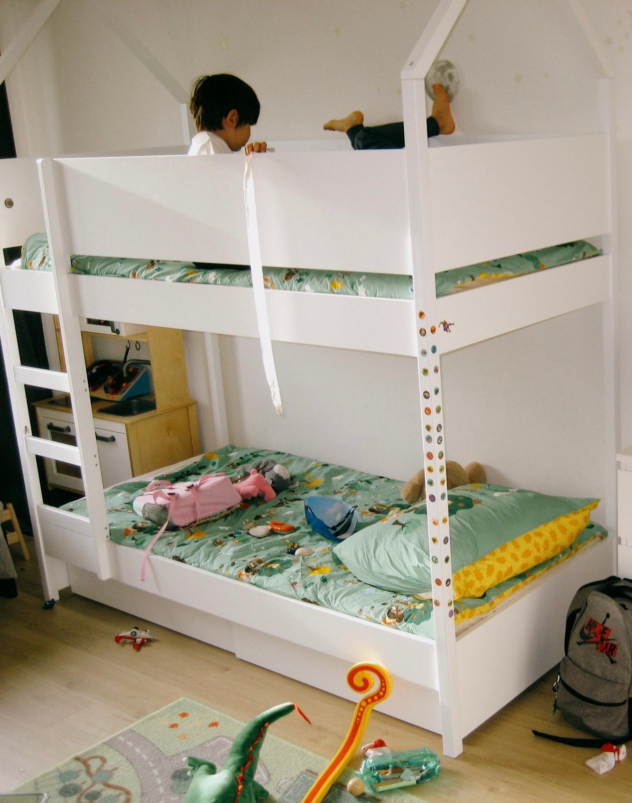 Kids bunk bed- Laredoute, Ophalen, Zo goed als nieuw, Hoogslaper