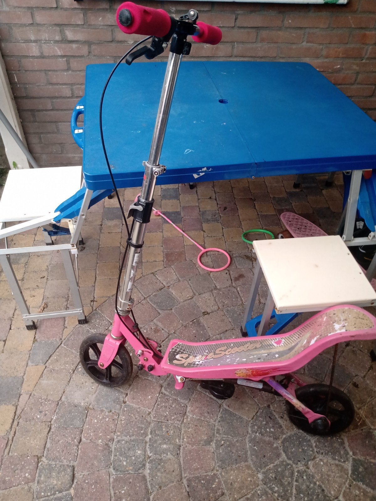 3 roze space scooters, Fietsen en Brommers, Ophalen, Gebruikt, Overige typen