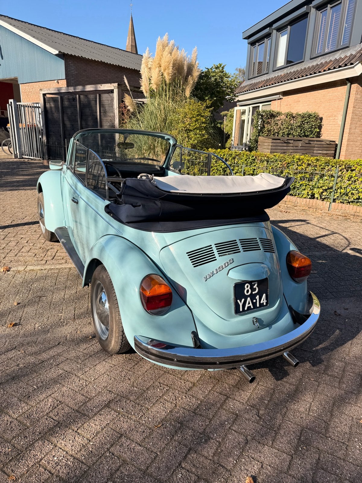Volkswagen kever karmann cabriolet 1976 Blauw, foto 7
