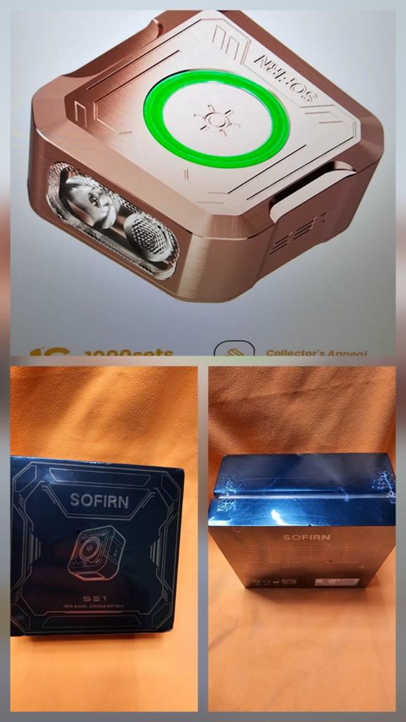 zaklamp  SOFIRN SE1 Limited Edition nitecore fenix olight, Caravans en Kamperen, Zaklampen, Ophalen of Verzenden, Nieuw, Accu