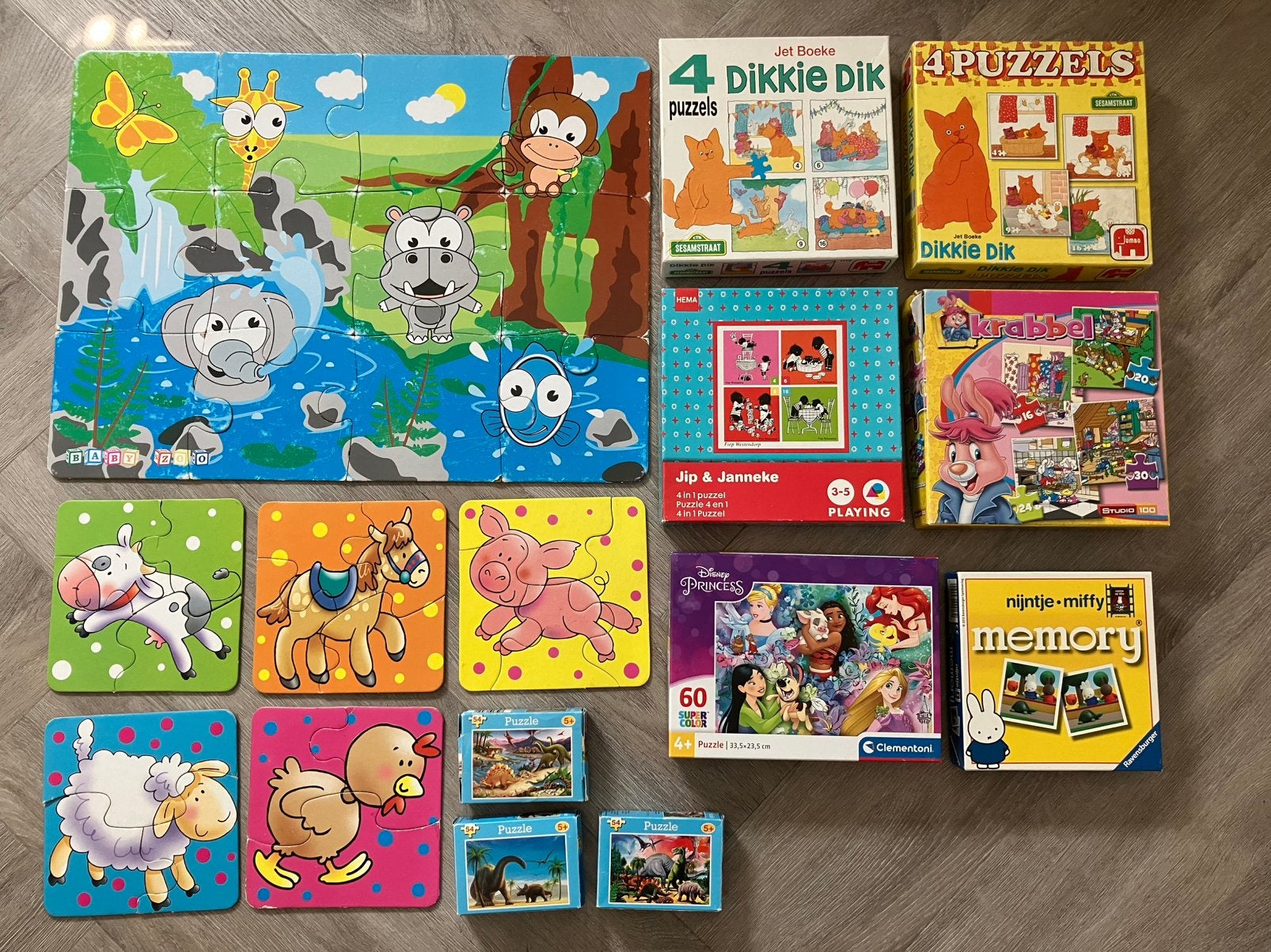 Verschillende puzzels, Ophalen of Verzenden, 10 tot 50 stukjes, Zo goed als nieuw