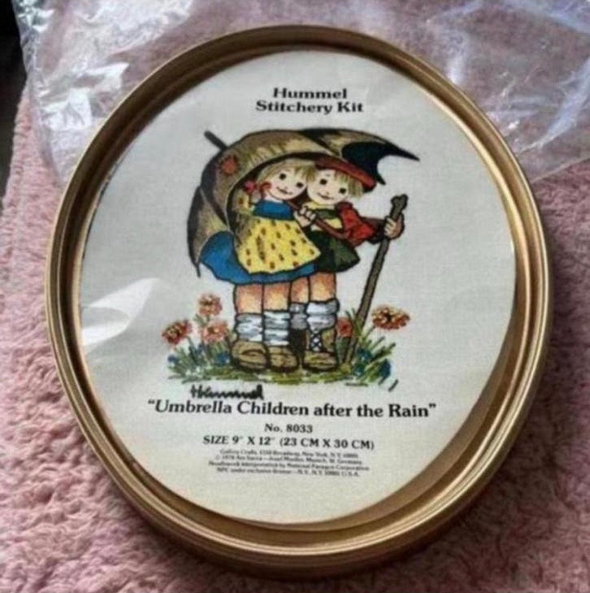Hummel borduurpakket 32-25 cm, Ophalen of Verzenden, Nieuw, Handborduren, Borduurpakket
