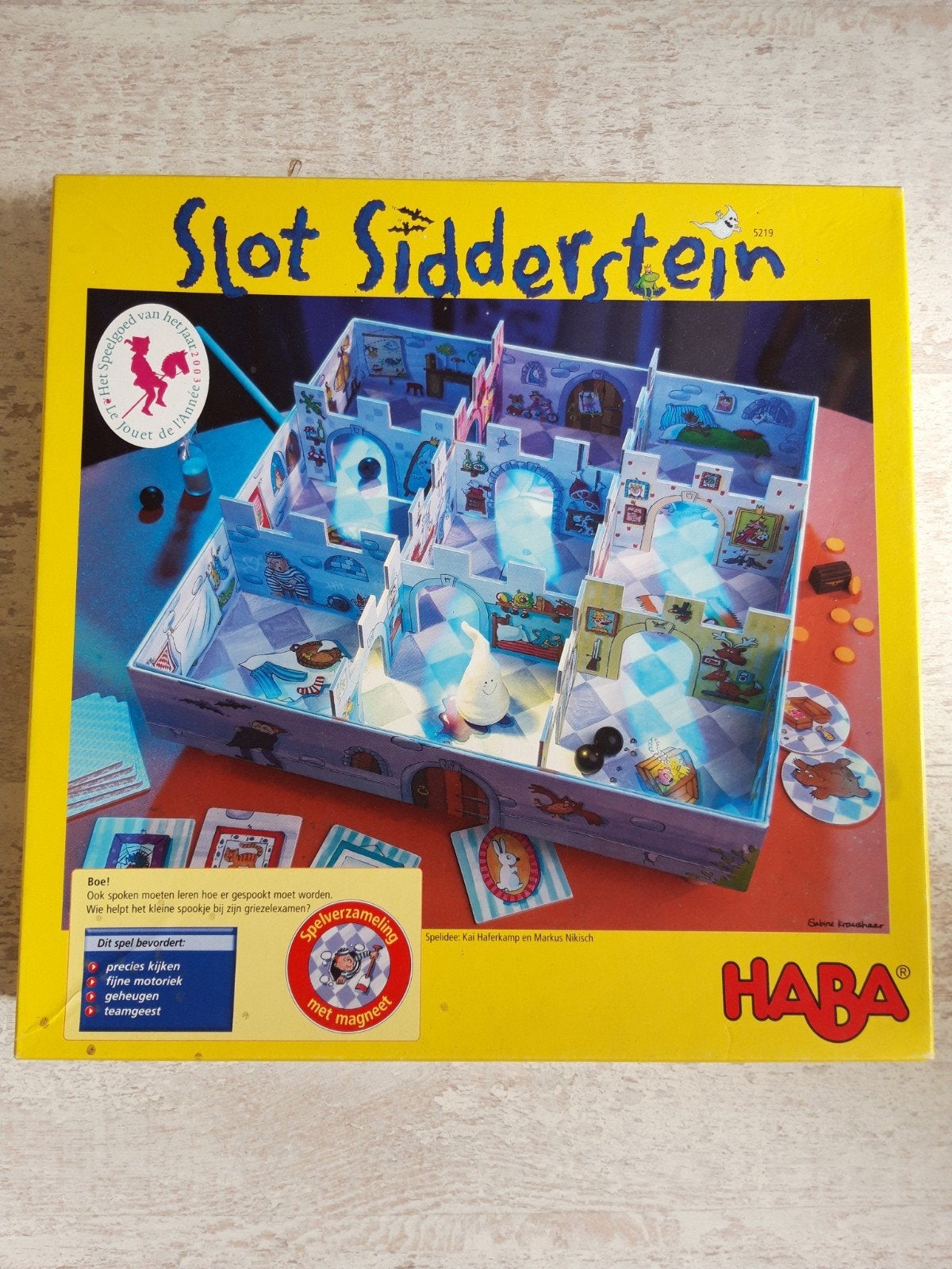 HABA Slot Sidderstein Bordspel spannend spel, Een of twee spelers, Ophalen of Verzenden, Zo goed als nieuw, HABA