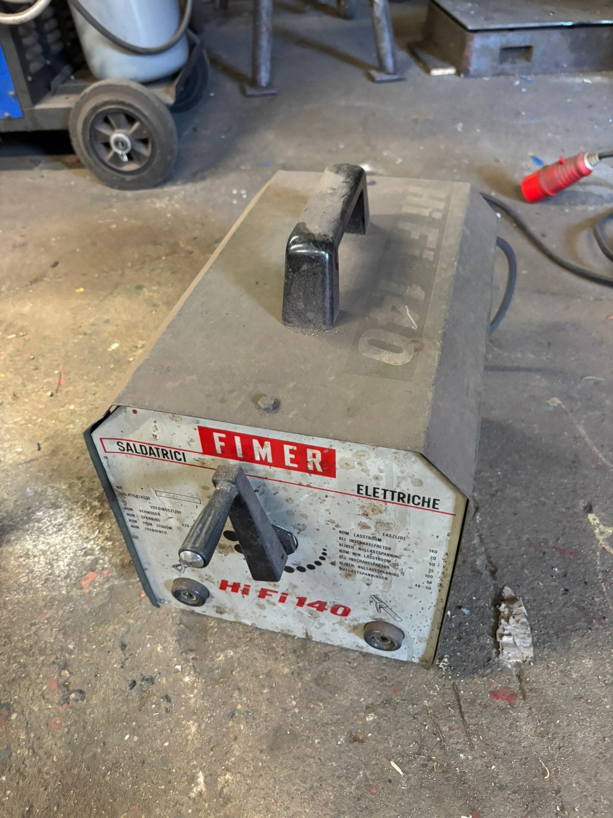 Fimer-hifi 140 lasapparaat, Ophalen, Zo goed als nieuw, Elektroden