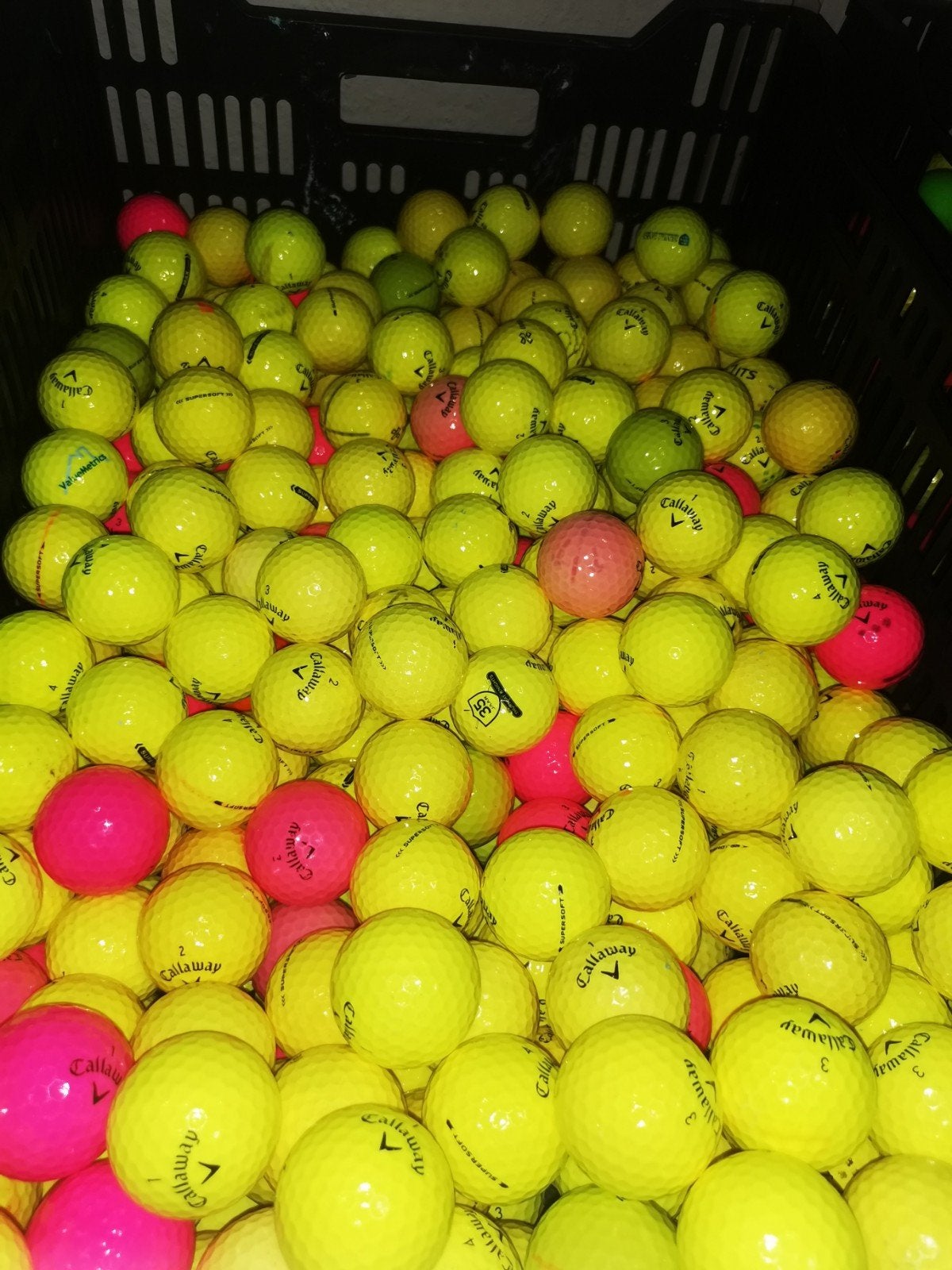 Callaway supersoft golfballen geel 50 stuks AAAA kwaliteit, Ophalen of Verzenden