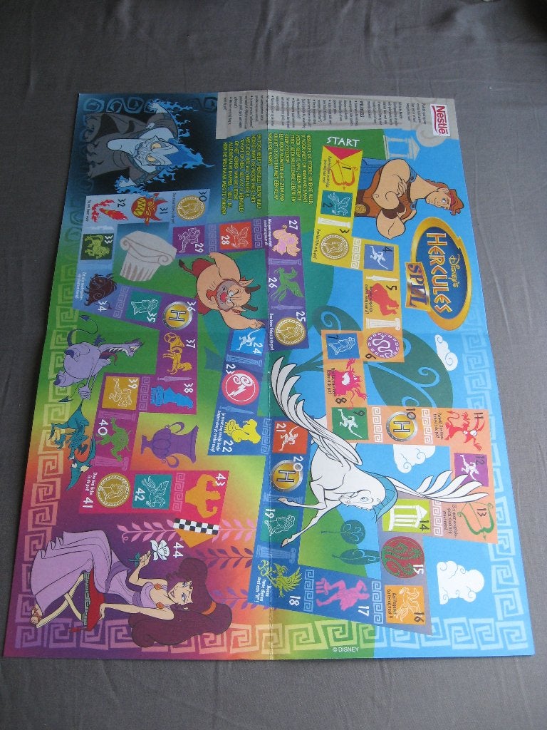 Disney's Hercules spel (destyds gratis bij Nestlé chocolade), Verzamelen, Ophalen of Verzenden, Overige figuren, Nieuw, Overige typen