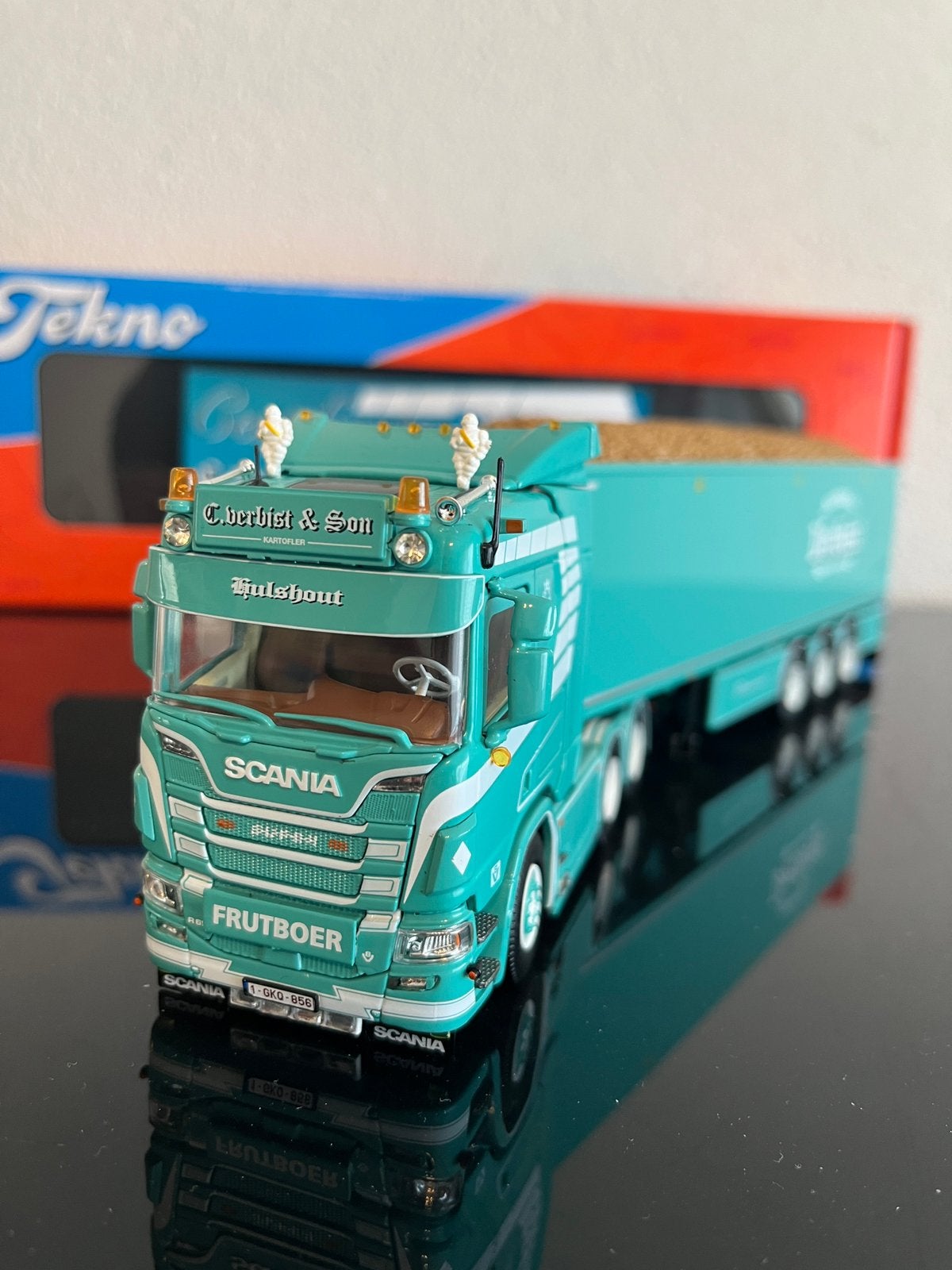 Tekno Scania NG V8 Verbist & son 🇧🇪, Ophalen of Verzenden, Zo goed als nieuw, Bus of Vrachtwagen, Tekno