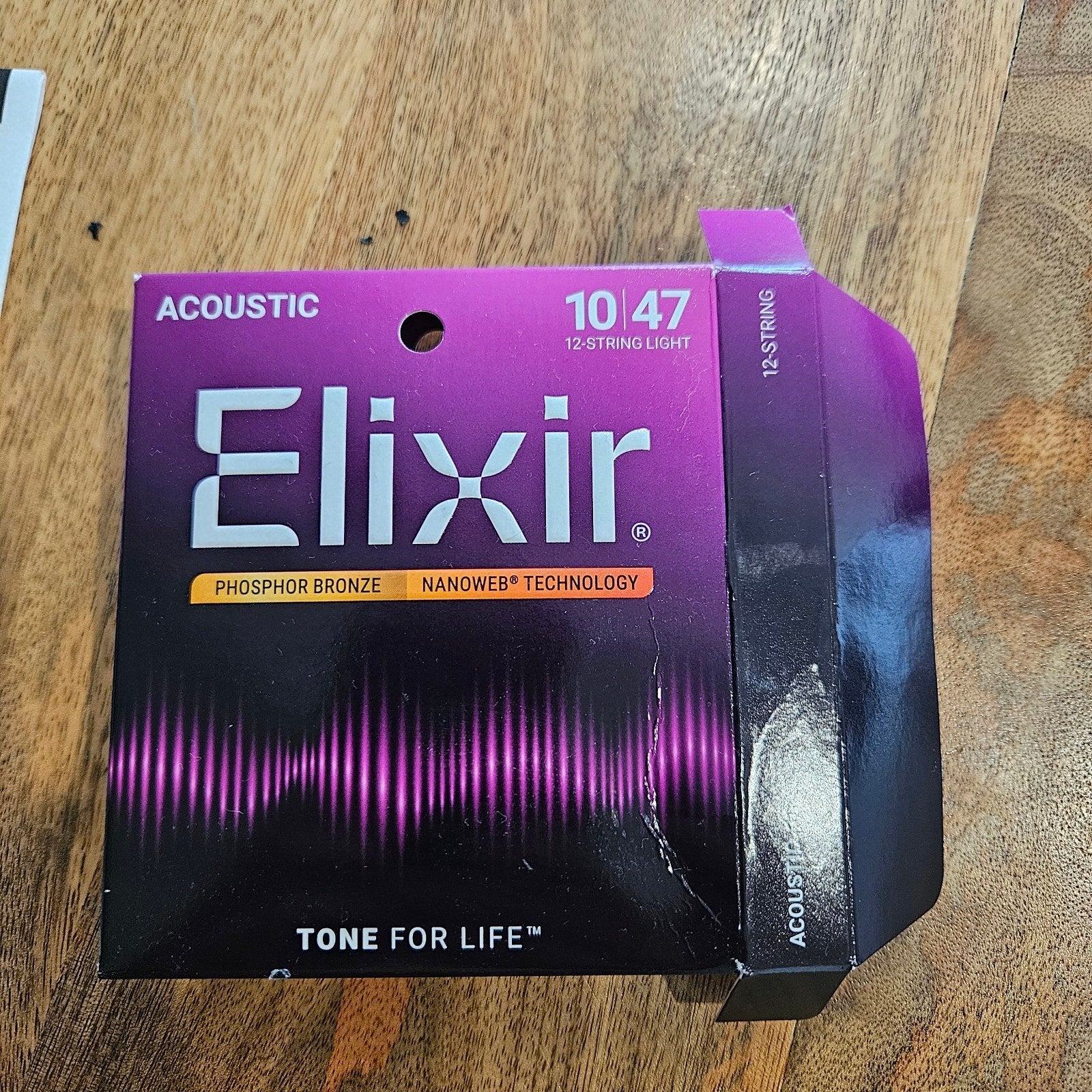 Elixir Akoestische Gitaarsnaren 12-snarig (10-47), Ophalen of Verzenden, Nieuw, Overige typen